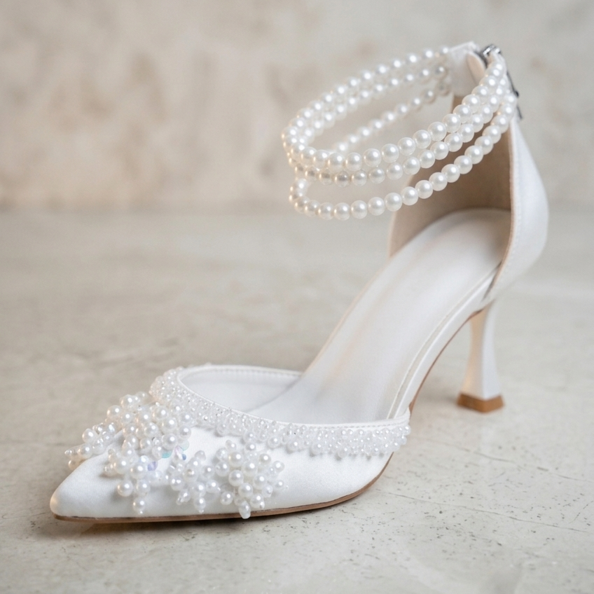 Beaded Lara Heel