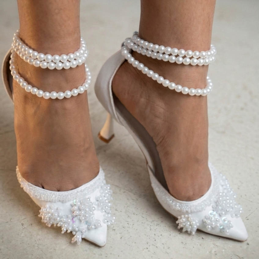 Beaded Lara Heel